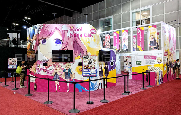 信可威國外展臺設(shè)計(jì)案例現(xiàn)場圖