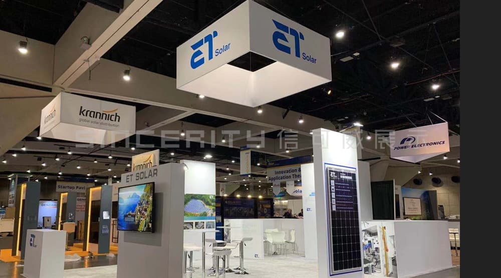 無錫博達(dá)美國電子展模塊化展臺(tái)設(shè)計(jì)現(xiàn)場圖