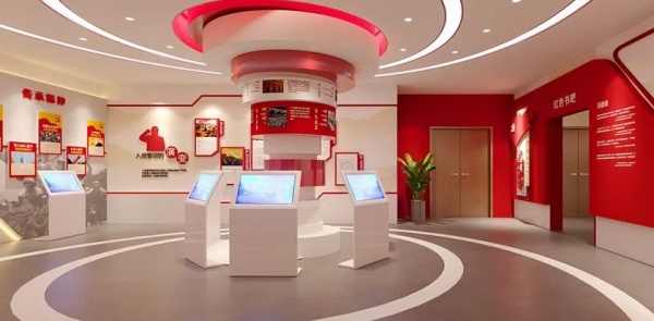 黨群服務(wù)中心展廳設(shè)計(jì)傳承弘揚(yáng)紅色精神！