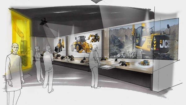 工程機(jī)械企業(yè)展廳設(shè)計(jì)案例