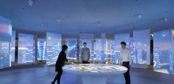 電梯企業(yè)展廳設(shè)計(jì)案例