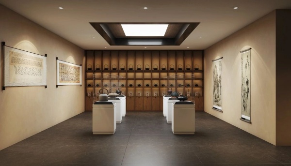 茶展廳設(shè)計案例分享