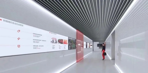 高級(jí)感紅色展廳文化墻需要注意的8個(gè)要點(diǎn)