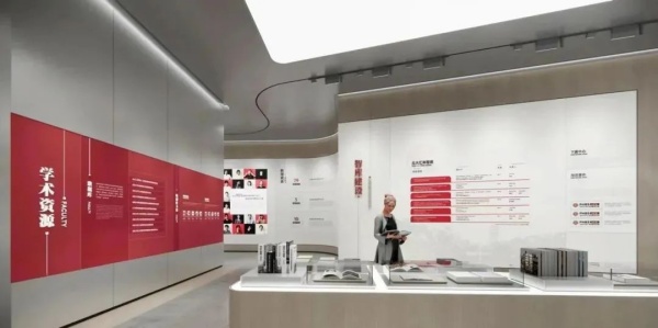 高級(jí)感紅色展廳文化墻需要注意的8個(gè)要點(diǎn)