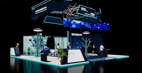 醫(yī)療機械展臺設(shè)計