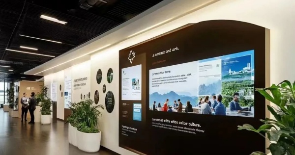 形象墻成為傳遞企業(yè)魅力的超級媒介！