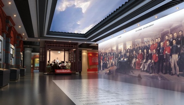 黨建廉政榮譽室村史館法制教育展廳設(shè)計作品