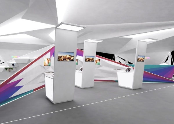 美觀又實(shí)用的展廳造型！