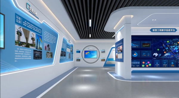這些企業(yè)展廳把科技感玩明白了