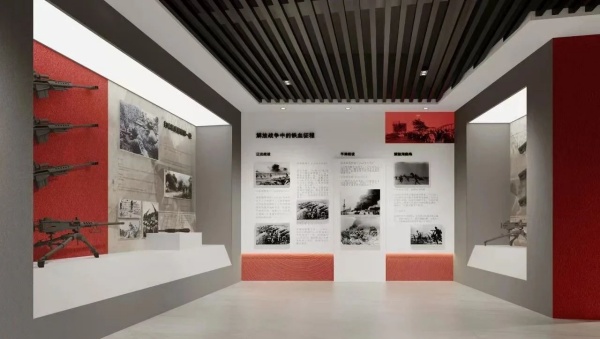 紅色主題展廳設(shè)計