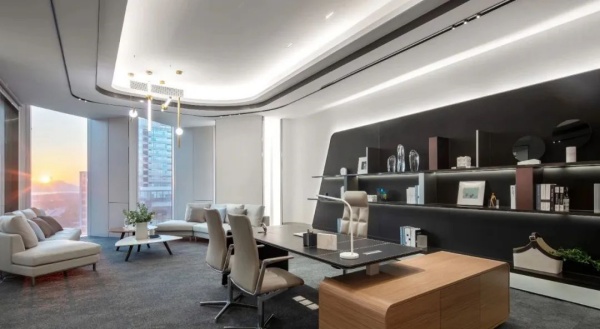 萬(wàn)科濱海云中心辦公展廳設(shè)計(jì)