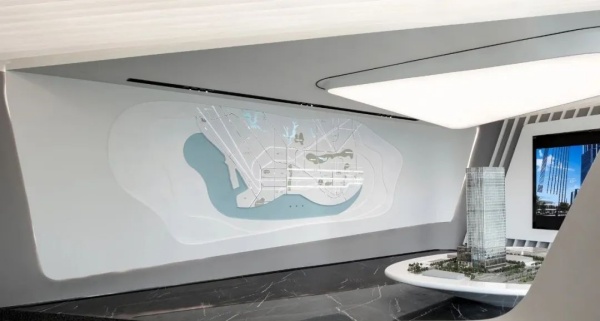 萬(wàn)科濱海云中心辦公展廳設(shè)計(jì)