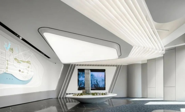 萬(wàn)科濱海云中心辦公展廳設(shè)計(jì)