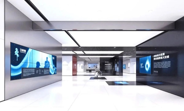 極簡(jiǎn)科技風(fēng)展廳解碼未來(lái)企業(yè)的空間語(yǔ)言