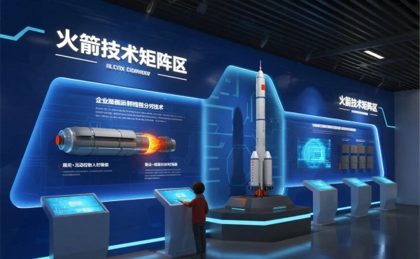 航天工業(yè)展廳設計