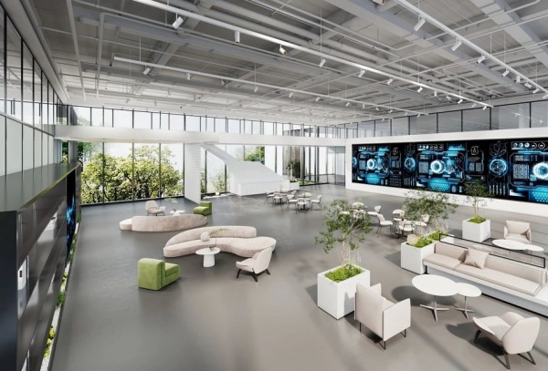 安得智聯(lián)辦公樓中庭展廳設(shè)計 安得智聯(lián)辦公樓中庭展廳設(shè)計