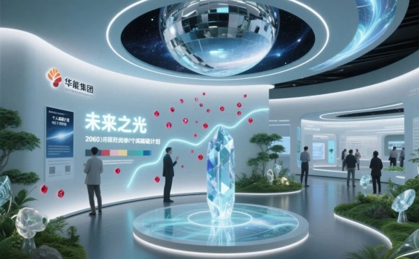 華能環(huán)?？萍颊箯d里能摸到風(fēng)、看到魚(yú)，還能穿越到 2050