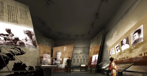 膠東百年名人展陳列設(shè)計