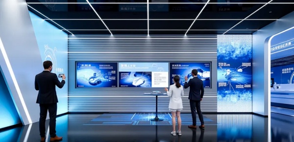 展廳序廳的“互動(dòng)開關(guān)”，開啟沉浸式體驗(yàn)序章