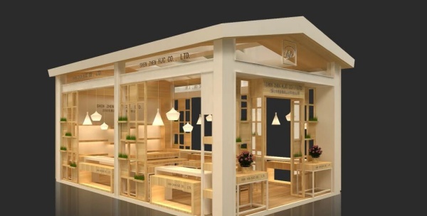 展廳設(shè)計(jì)以自然為韻，打造溫馨質(zhì)感空間