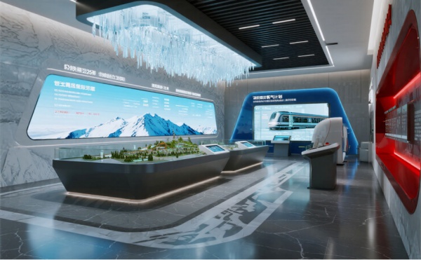 中鐵科研展廳把高原鐵路"極限挑戰(zhàn)"搬進室內(nèi)！