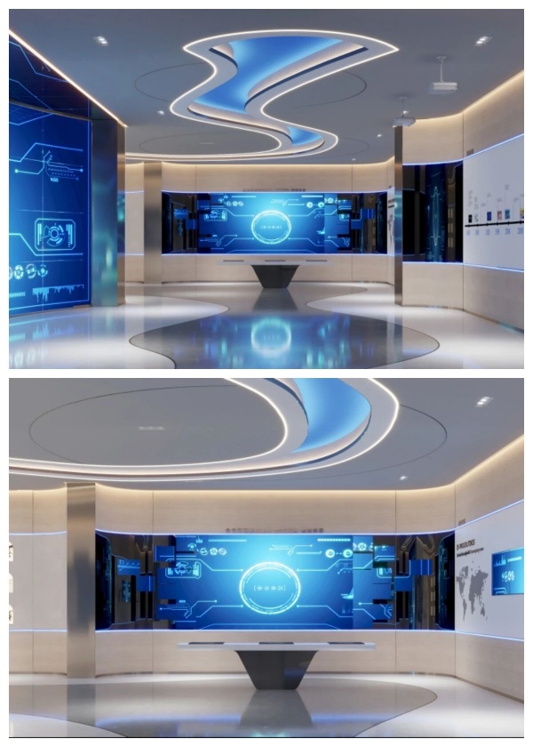 一正藥業(yè)展廳在科技與藝術(shù)交織中，解碼生命健康的未來(lái)圖景