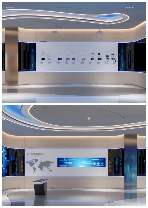 一正藥業(yè)展廳在科技與藝術(shù)交織中，解碼生命健康的未來(lái)圖景