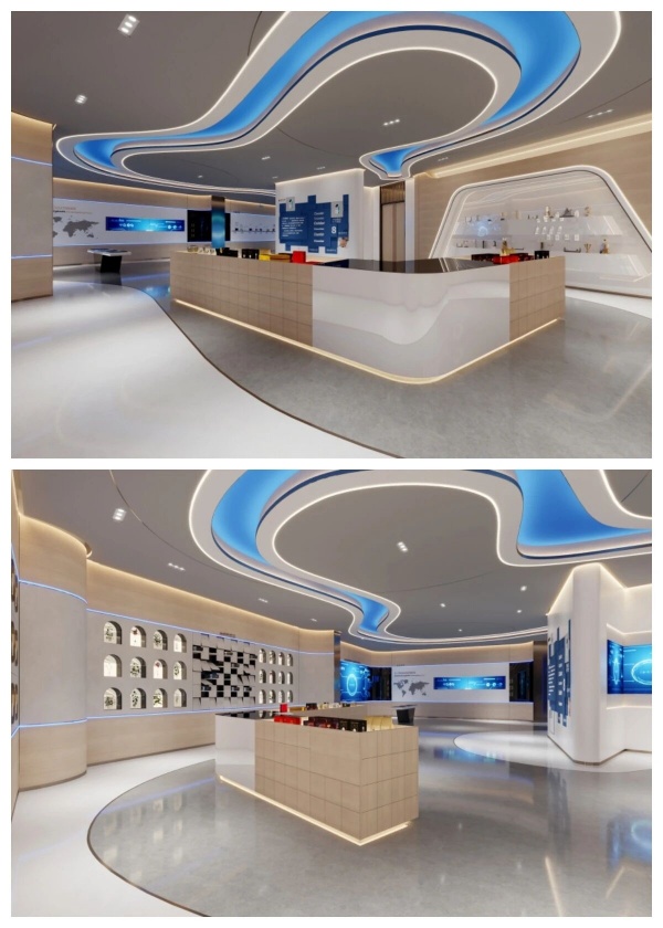 一正藥業(yè)展廳在科技與藝術(shù)交織中，解碼生命健康的未來(lái)圖景