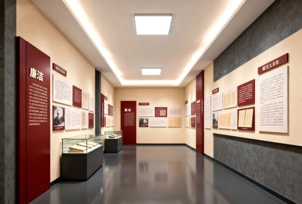 廉潔文化展廳怎么建？這套 “沉浸式 + 互動感”設計方案太贊了！